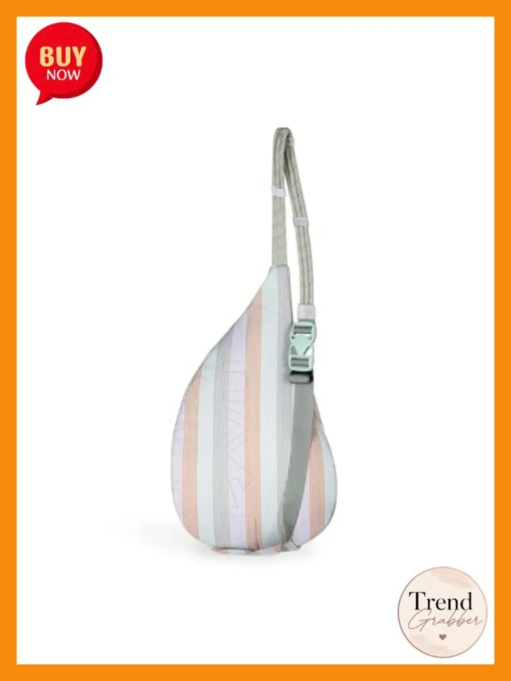 Mini Rope Sling Pack Crossbody Bag with Adjustable Strap